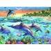 Collection puzzles 500 pièces - la baie des dauphins - rav14210  Ravensburger    000273